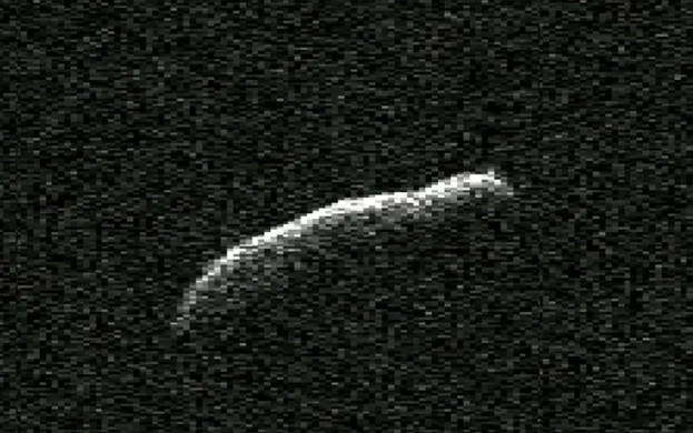 One of the radar observations of the asteroid.